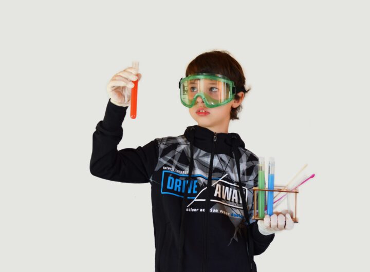 Young scientist at work in a laboratory