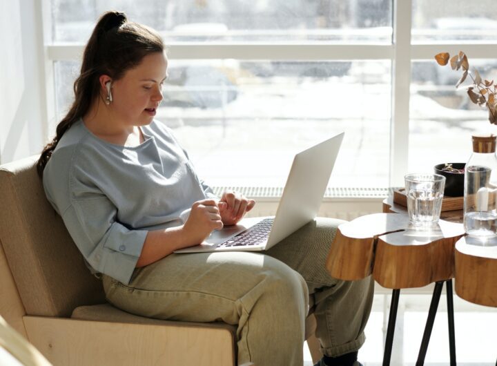 Researchers working in a laboratory