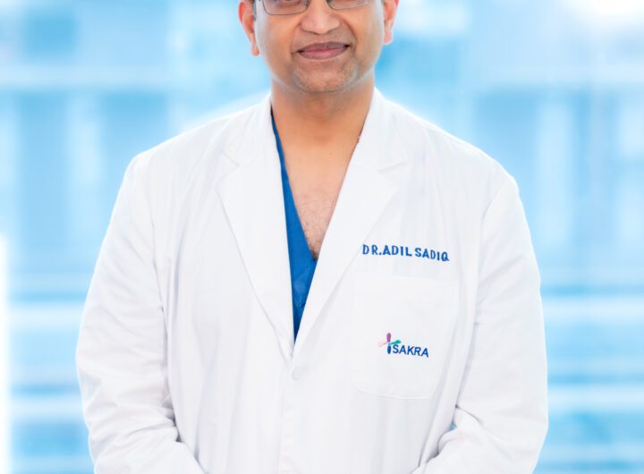 Dr. Adil Sadiq, a renowned cardiothoracic surgeon, discussing robotic heart surgery at Sakra World Hospital Bengaluru.