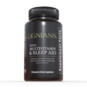 "Ignians Total Multivitamin & Sleep Aid Capsules"